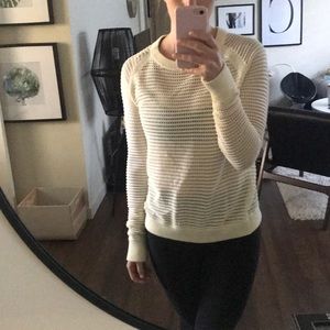 Lululemon cream sweater